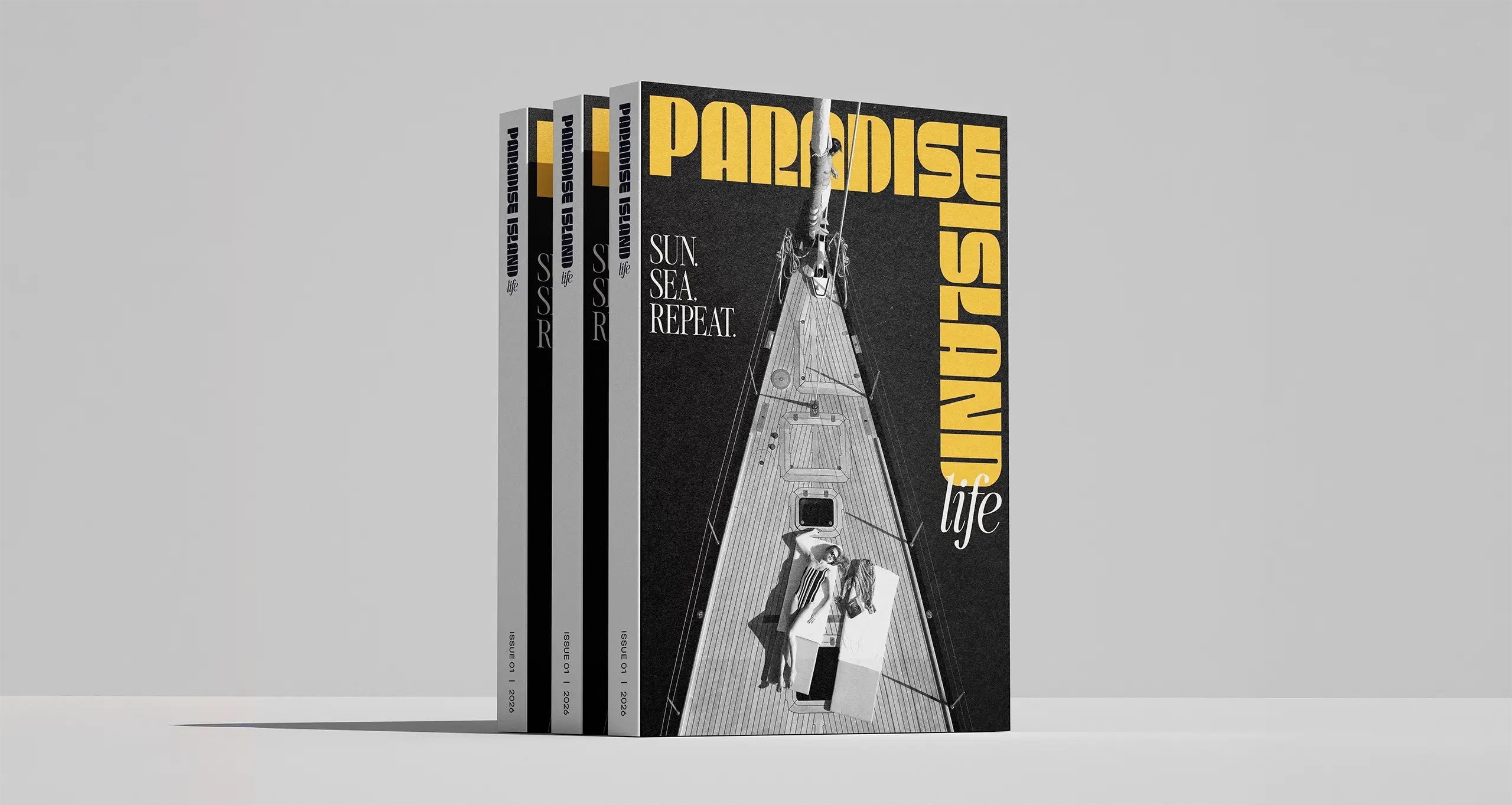 3 standing issues of Paradise Island Issue 1